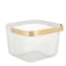 Simplify Storage Tote, 9-21/25 in L x 9-9/20 in W x 9-21/25 in H, White, Metal 30150-WHITE - alternate 4
